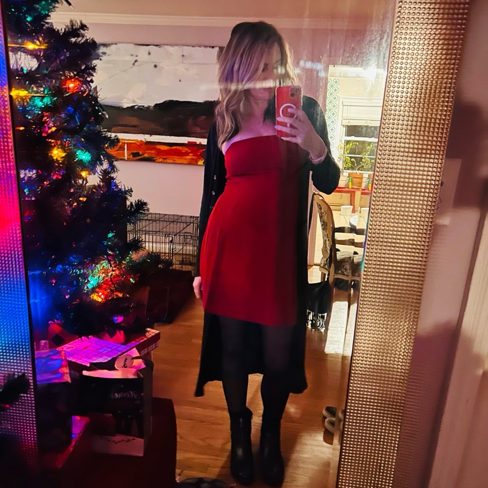 GAP Vibrant Red Dress